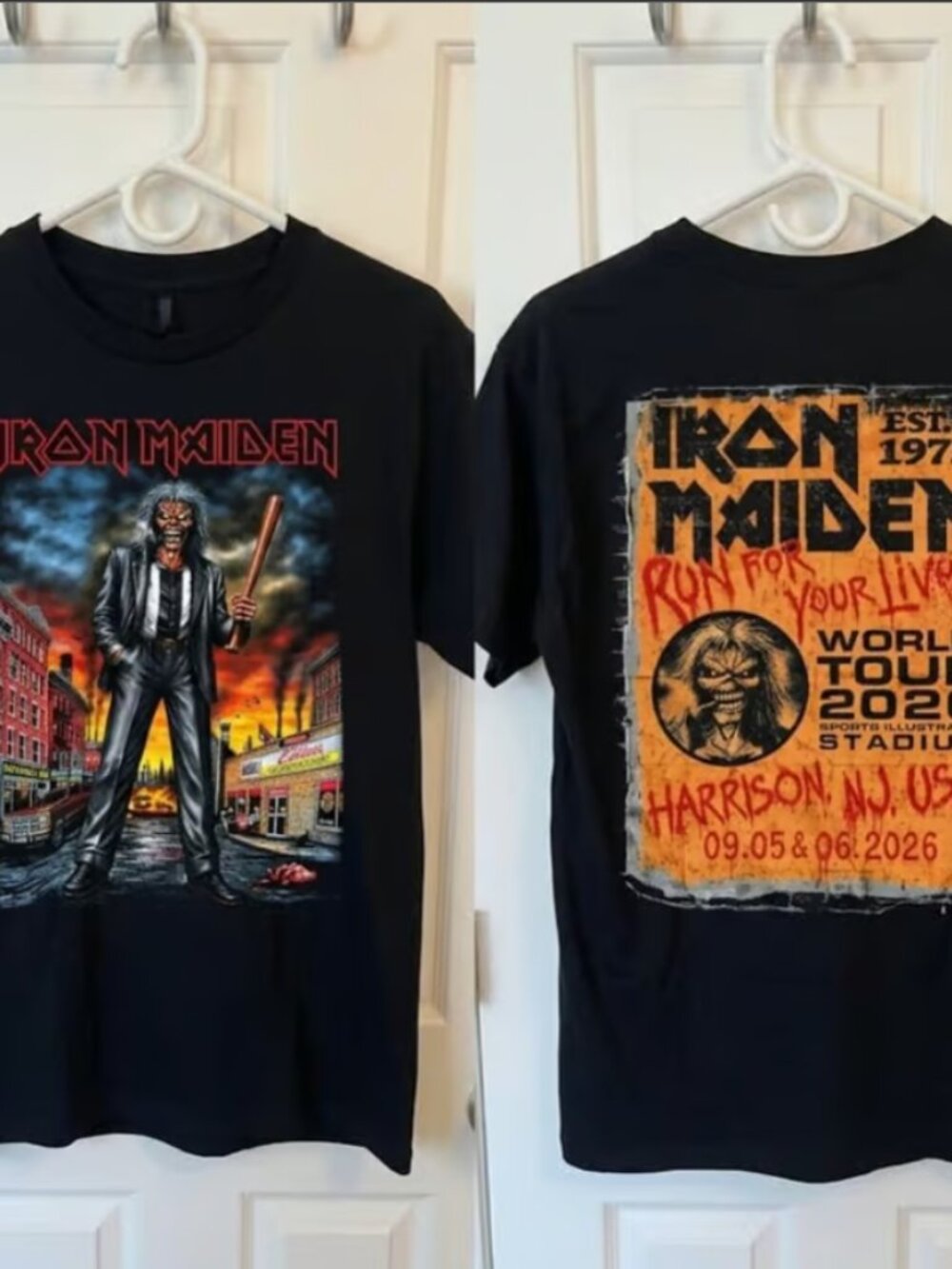 Iron Maiden Harrison NJ USA T-Shirt